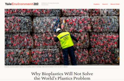 예 일대: 왜 생물 플라스틱 은 세계 플라스틱 오염 문 제 를 해결 하지 못 합 니까?